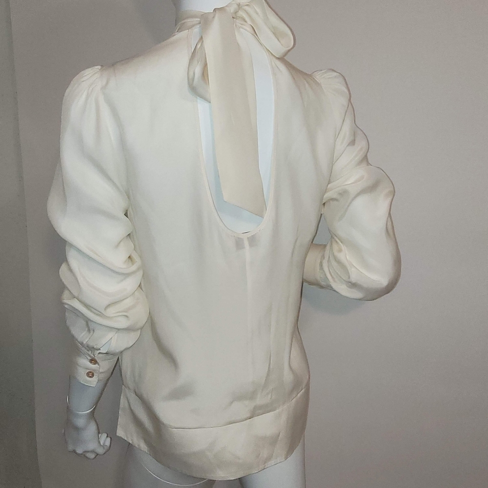 Frame NeckTie Silk Blouse BUNDLE&SAVE! - Picture 4 of 5